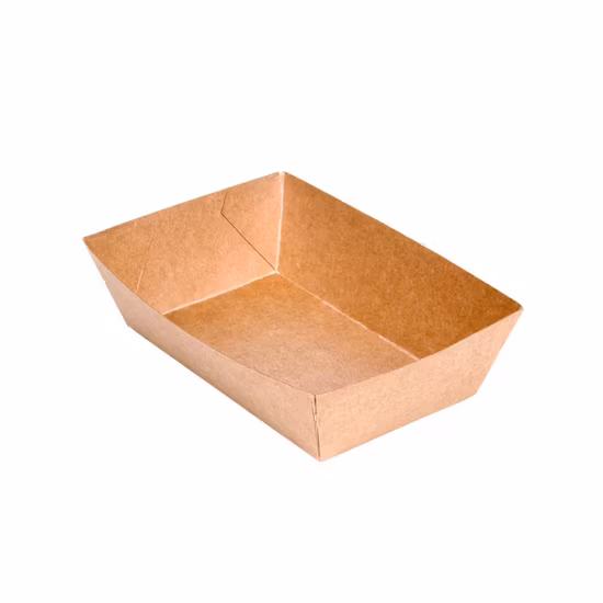 使い捨て紙テイクアウトファーストフード容器生分解性クラフト食品包装